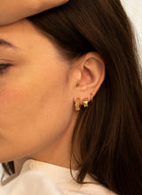 Les Vivants - Craters gold hoops
