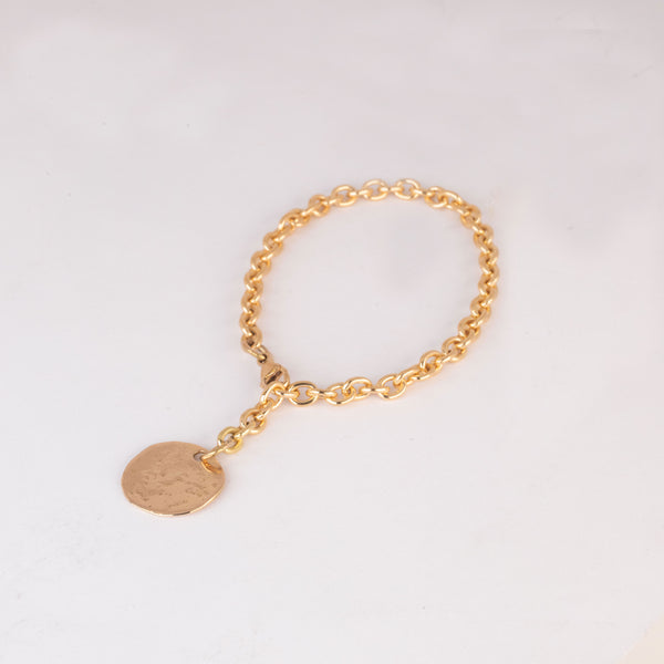 Les Vivants - Craters gold bracelet