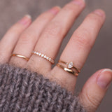 100% Recycled Golden Oval Diamond 0.30ct