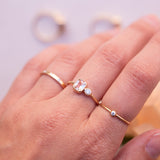 Double Bonbons - Diamond + Nude Sapphire