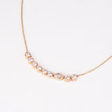 Golden Josefin necklace - Marquise