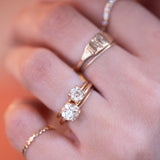 Bouquet - 0.50ct warm toned diamond