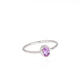 Silver Bonbons - Pinkpurpleish sapphire