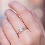 Silver Bonbons - Light aqua tourmaline