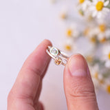 Silver Bonbons - Sunny Orange Sapphire