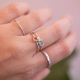Silver Bonbons - Sunny Orange Sapphire