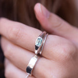 Silver Bold Bonbons - Turquoise Tourmaline