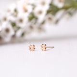 Golden Elisabeth Studs