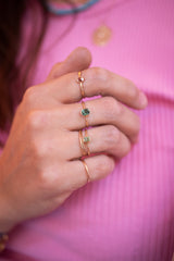 Les Bonbons - Forest green sapphire