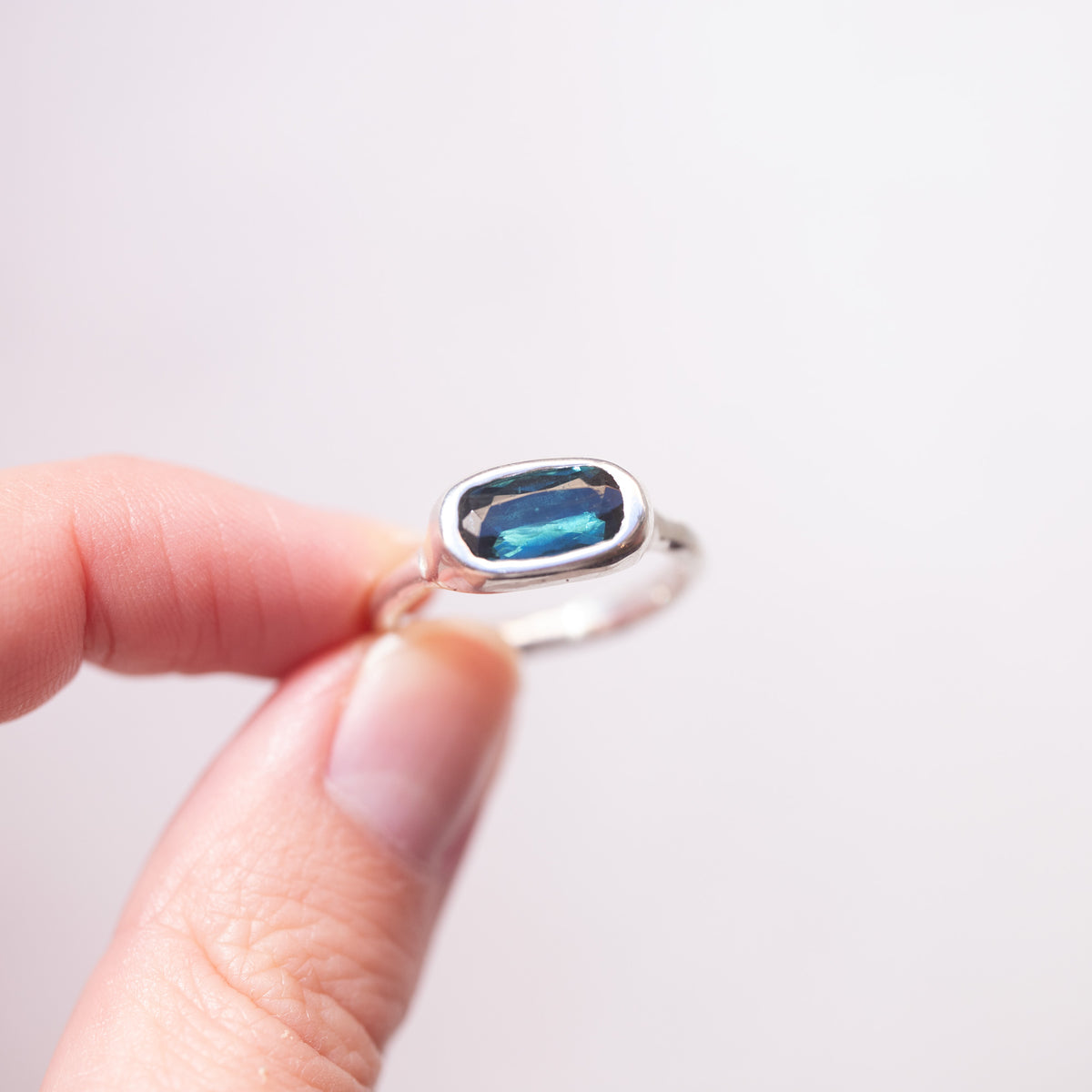 Silver Bold Grandeur - Petroleum tourmaline