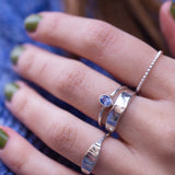 Les Vivants - Craters silver ring