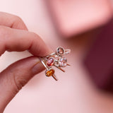 Silver Bonbons - Pink Sapphire