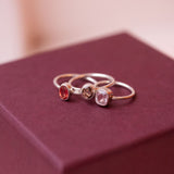 Silver Bonbons - Pink Sapphire