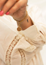 Les Vivants - Craters gold bracelet