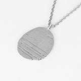 Les Vivants - Traces silver necklace