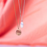 Les Vivants - Traces silver necklace