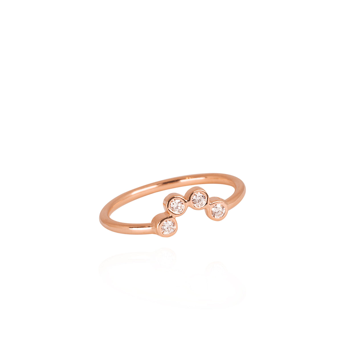 golden wave ring