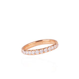 wedding ring handmade with diamonds