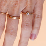 100% RECYCLED GOLDEN BRILLIANT 0.25ct