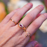 Chunky Eye - Pink Sapphire