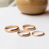 unisex weddingring 18k gold
