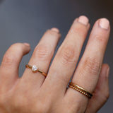 100% RECYCLED GOLDEN BRILLIANT 0.25ct