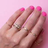 18k gold diamond wedding rings