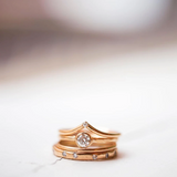 diamond ring stack Caroline Hjerpe