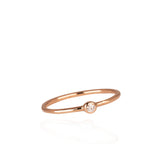 tiny diamond ring