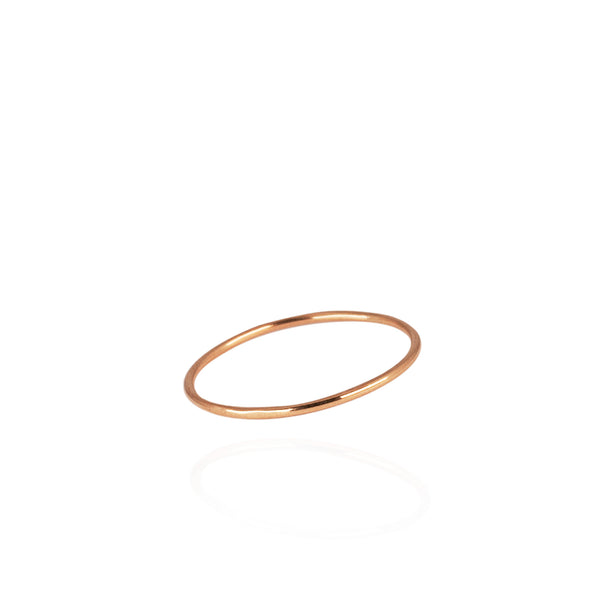 thin 18k gold ring