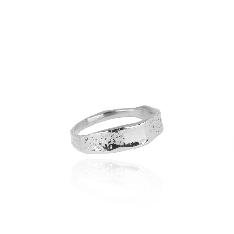 Les Vivants - Craters silver ring