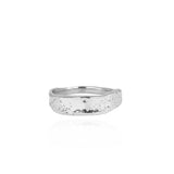 Les Vivants - Craters silver ring