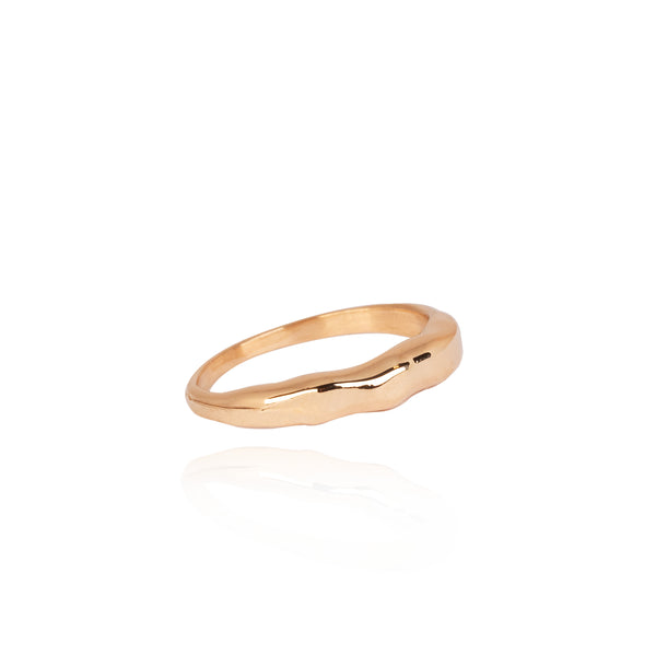 Les Vivants - Curves gold ring