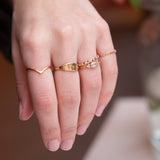 Les Fleurs Mini - Oval Recycled Diamond 0.28ct