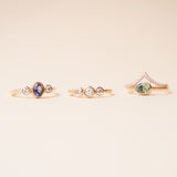 Les Triplés - Recycled 0.20ct Diamond + Diamonds