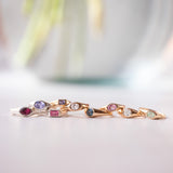 Silver Bold Bonbons - Lilac sapphire