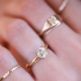 Bouquet - 1.29ct antique diamond