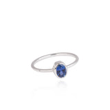 Silver Bonbons - Dark blue sapphire