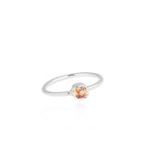 Silver Bonbons - Sunny Orange Sapphire