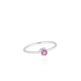 Silver Bonbons - Purple Cushion Sapphire