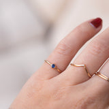 Les Bonbons - Tiny Sapphire Ring (different colors)