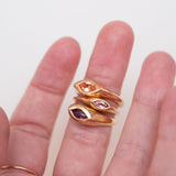 Mini Chunky Eye - Pink Sapphire