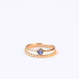 Golden Tiny Sapphire + Malin:2 Stack