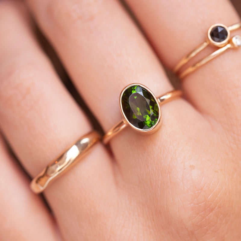 Les Grands -  Deep Green Oval Tourmaline