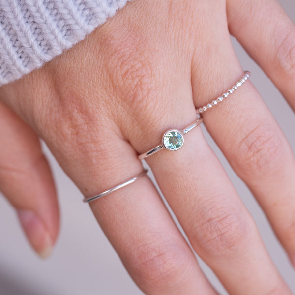 Silver Bonbons - Mint Tourmaline