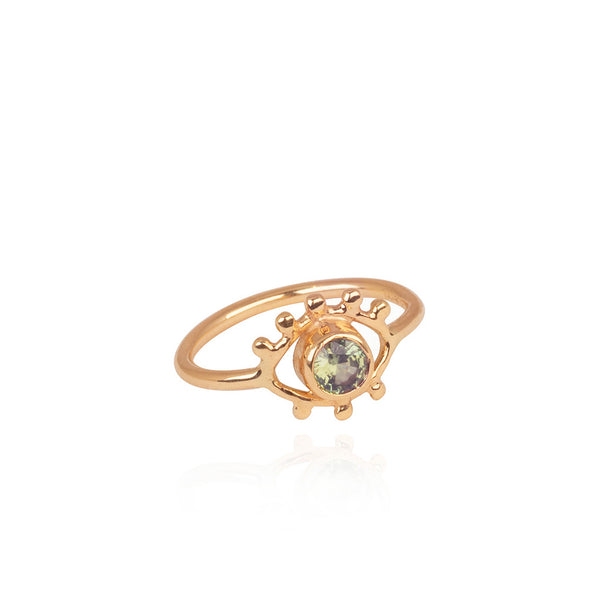 Golden Eye - Green Tourmaline