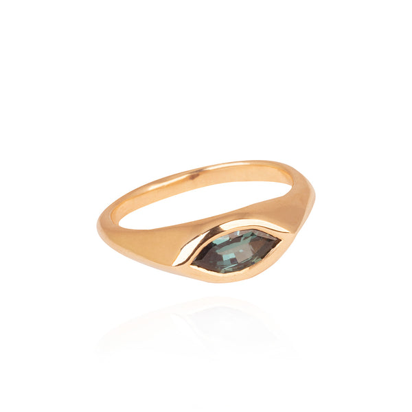 Chunky Eye - Seafoam Blue Sapphire