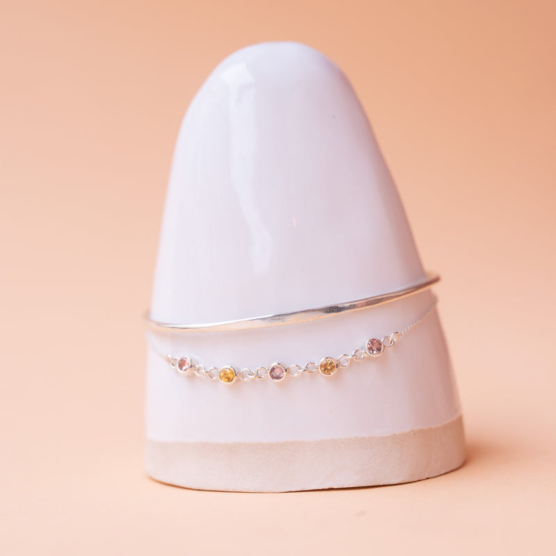 Silver Corinne Bracelet