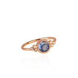Les Fleurs - bright blue sapphire