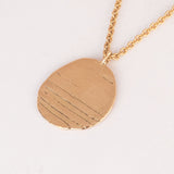 Les Vivants - Traces gold necklace